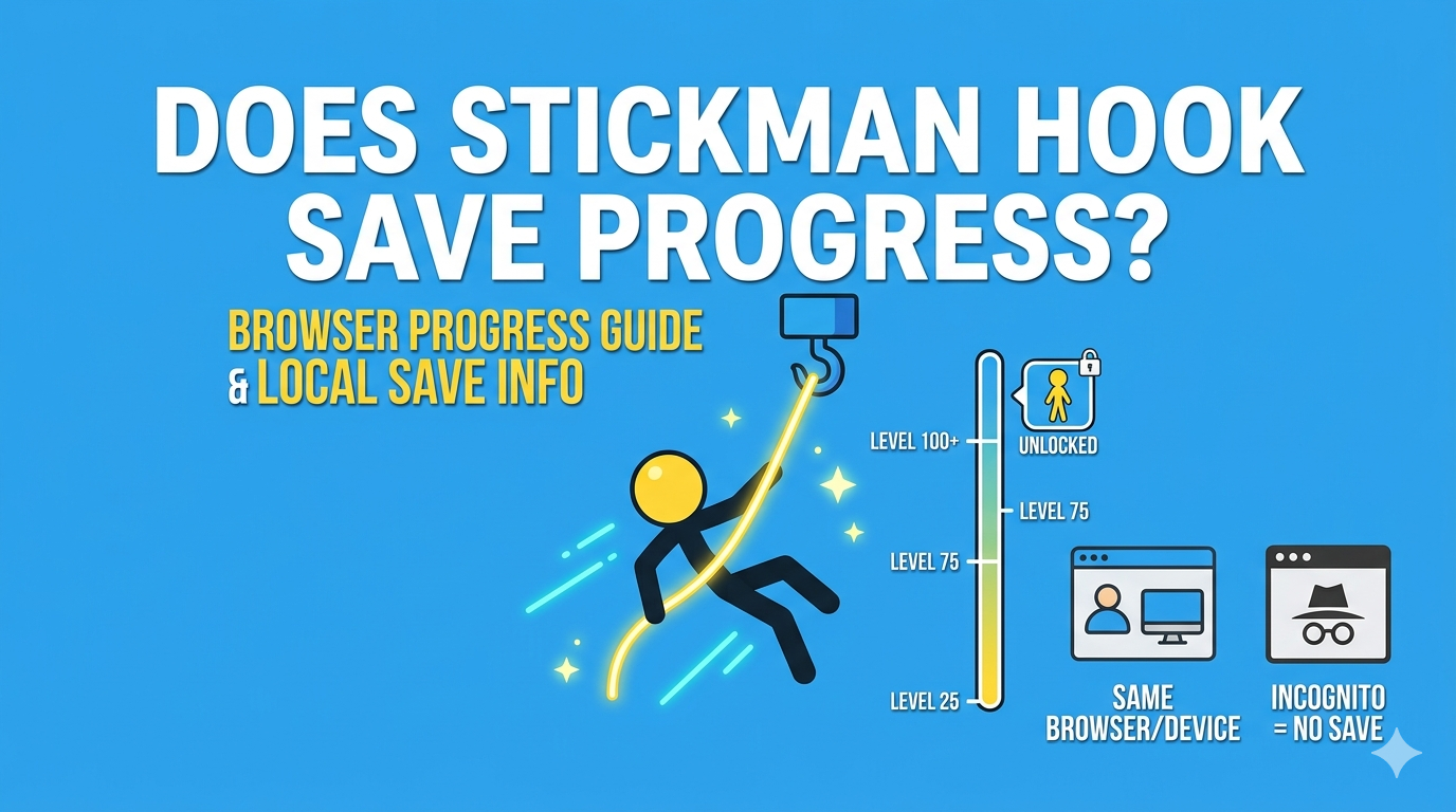 Does Stickman Hook Save Progress? Browser and Mobile Guide